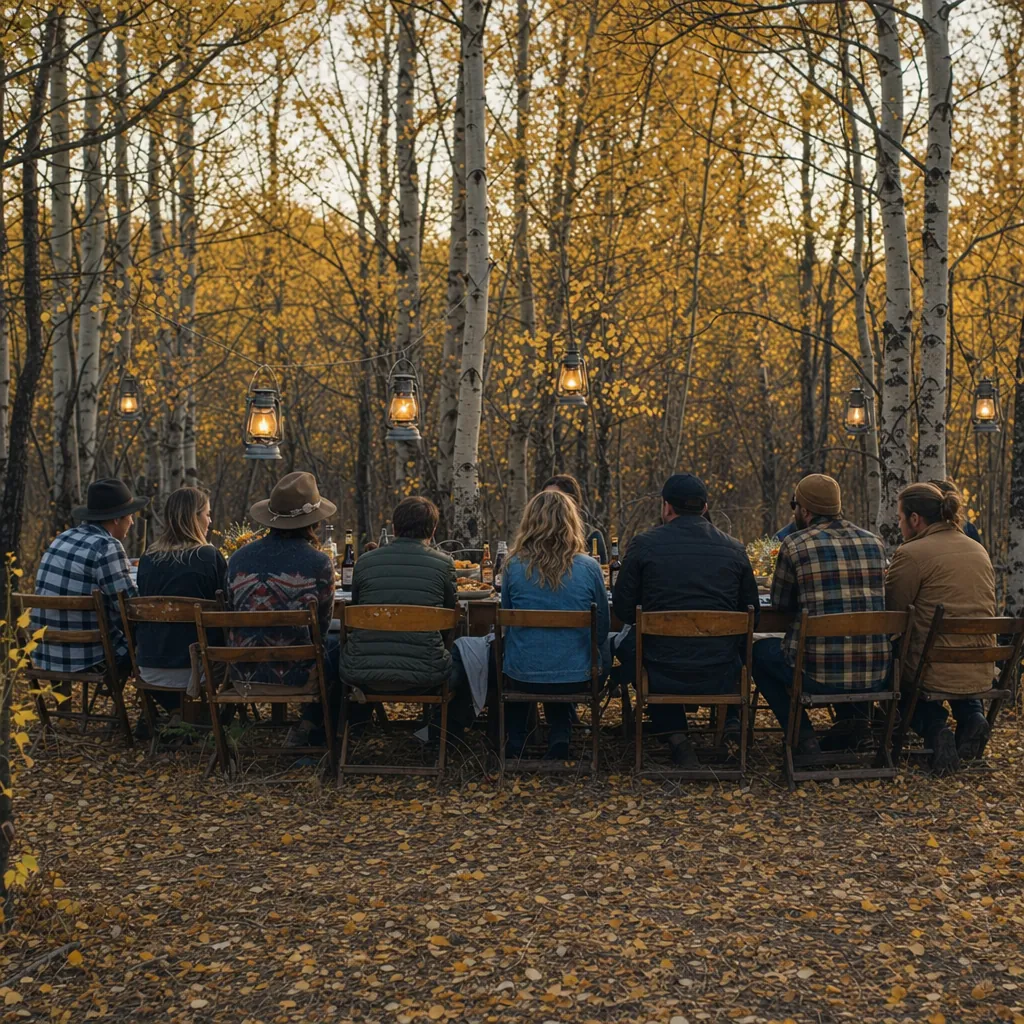 bachelor autumn scene